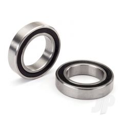 Ball bearing black rubber sealed stainless (20x32x7mm) (2pcs)