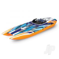 DCB M41 Widebody Brushless 40in RTR Race Boat New Orange (+ TQi CC 540XL Marine VXL-6s TSM factory-applied graphics)