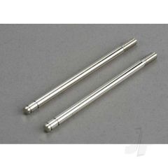 Shock shafts steel chrome finish (front) (2pcs)