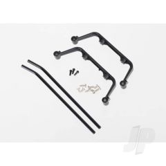 Landing skid set (black-anodized) / screws (4pcs) (assembled)