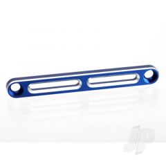 Tie bar front aluminium (blue-anodized)