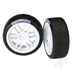 Tyres & Wheels assembled glued (Rally wheels BFGoodrich Rally Tyres (soft compound) (2pcs)