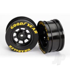 Wheels 8-spoke (black) (2pcs)