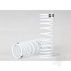 Springs front (white) (progressive rate) (2pcs)