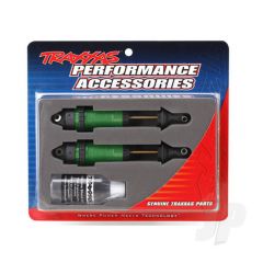 Shocks GTR XX-Long green-anodized PTFE-coated bodies with TiN shafts (fully assembled with out springs) (2pcs)