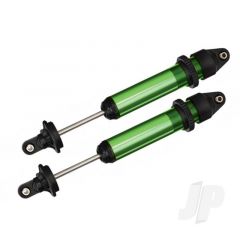 Shocks GTX aluminium (green-anodized) (fully assembled with out springs) (2pcs)
