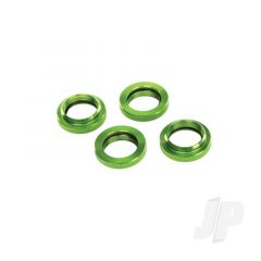 Spring retainer (adjuster) green-anodized aluminium GTX shocks (4pcs) (assembled with o-ring)