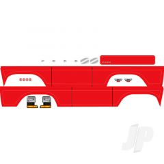 Decal sheet Bronco red (fits #8010 body)