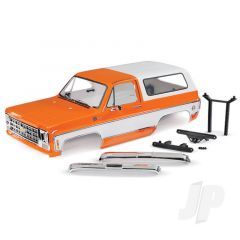 Body Chevrolet Blazer (1979) complete (orange) (includes grille side mirrors door handles windshield wipers front & rear bumpers decals)