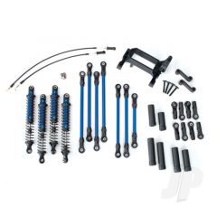 Long Arm Lift Kit TRX-4 complete (includes blue powder coated links blue-anodized shocks)