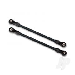 Suspension links front lower (2pcs) (5x104mm steel) (assembled with hollow balls) (for use with #8140 TRX-4 Long Arm Lift Kit)