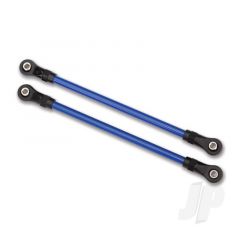 Suspension links rear lower blue (2pcs) (5x115mm powder coated steel) (assembled with hollow balls) (for use with #8140X TRX-4 Long Arm Lift Kit)