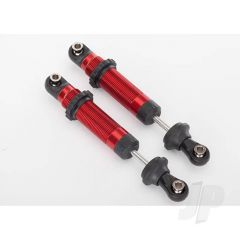 Shocks GTS aluminium (red-anodized) (assembled with spring retainers) (2pcs)