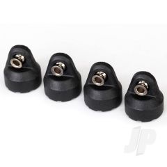 Shock caps (black) (4pcs) (assembled with hollow balls)