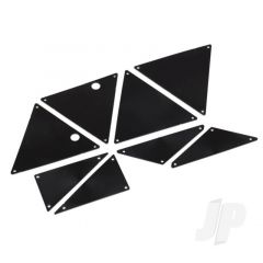 Tube chassis inner panels (front (2pcs) / middle (4pcs) / rear (2pcs))