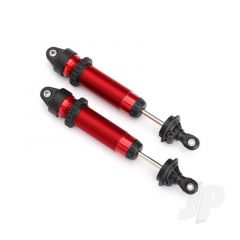 Shocks GTR 134mm aluminium (red-anodized) (fully assembled with out springs) (front threaded) (2pcs)