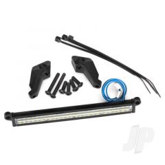 LED light bar front (high-voltage) (52 white LEDs (double row) 100mm wide)