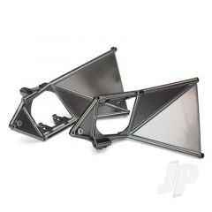 Mounts suspension arm upper (front) (left & right) (satin black chrome-plated)