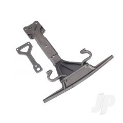 Skidplate front (plastic) / support plate (steel)