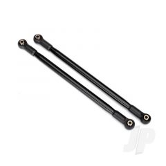 Suspension link rear (upper) (Aluminium black-anodized) (10x206mm center to center) (2pcs) (assembled with hollow balls)