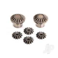 Gear set rear Differential (output gears (2pcs) / spider gears (4pcs)) (#8581 required to build complete Differential)