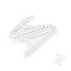 Suspension arms white rear (right) heavy duty adjustable wheelbase (upper (1pc) / lower (1pc))