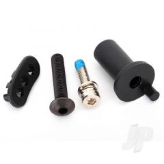 Motor mount hinge post / fixed gear adapter / 5x25mm BCS (1pc) / 4x16mm CS with split and flat washer (1pc)