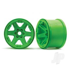 Wheels 3.8in (green) (2pcs) (17mm splined)