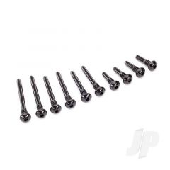 Suspension screw pin set front or rear (hardened steel) 4x18mm (4pcs) 4x38mm (2pcs) 4x33mm (2pcs) 4x43mm (2pcs)