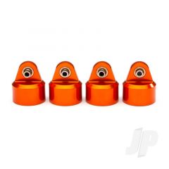 Shock caps aluminium (orange-anodized) GT-Maxx shocks (4pcs)