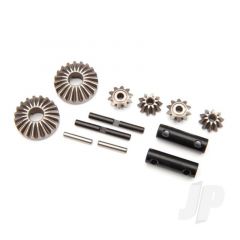 Gear set Differential (output gears (2pcs) / spider gears (4pcs) / spider gear shaft (2pcs) / output shaft (2pcs) / 2.5X13.8 pin (2pcs))