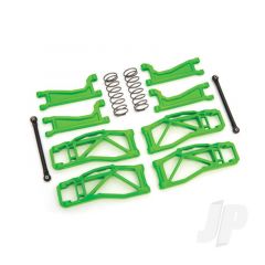 Suspension kit WideMaxx green (includes front & rear suspension arms front toe links rear shock springs)