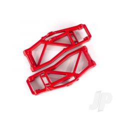 Suspension arms lower red (left and right front or rear) (2pcs) (for use with #8995 WideMaxx suspension kit)