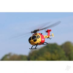 Twister BO-105 Scale 250 Flybarless Helicopter with 6 Axis Stabilisation and Altitude Hold (Yellow/Red) TWST1002YR