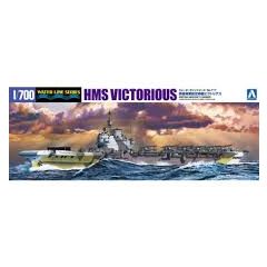 Plastic Kit Aoshima 1/700th WATERLINE KIT AIRCRAFT CARRIER HMS VICTORIOUS 05106
