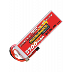 3700mAh 22.2V 6S 50C Ultrasport LiPo Battery - Deans