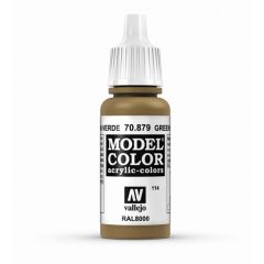 Vallejo 70879 Model Color 114 Green Brown 17ml