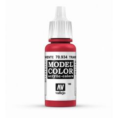 VALLEJO 70.934 Model Color 186 Transparent Red 17 ml