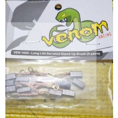 Venom Long Life Serrated Stand-Up Motor Brush with eyelets (5 Pairs)