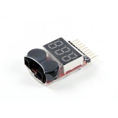 1 - 8 cell Lipo Battery Tester Low Voltage Buzzer Alarm