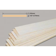 Balsa Sht 1/32x4x36 Inch/0.79x102x914mm