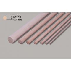 Ramin Dowel - 3/16 x 36 Inch/4.76x914mm