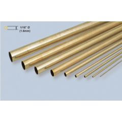 Brass Tube - 1/16 x 36 Inch/1.59x914mm