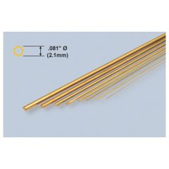 0.81 inch 2.06mm Brass Rod 3pcs