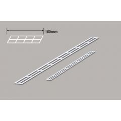 Plastruct Styrene N Scale 1/200 Stair Rail x 92mm