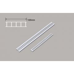 Plastruct Styrene HO Scale 1/100 Stair x 125mm