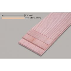 Spruce 1/16x3x36 Inch / 1.59x76.2x914mm