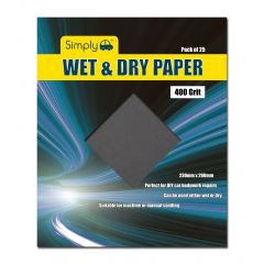 Wet & Dry Paper 400 Grit (1 sheet)