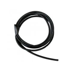 2.5mm Soft Silicone wire 1m Black 14AWG - SKU 1222