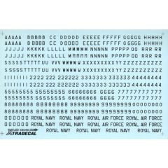 Xtradecal 1/48 RAF lettering and numbers 48044